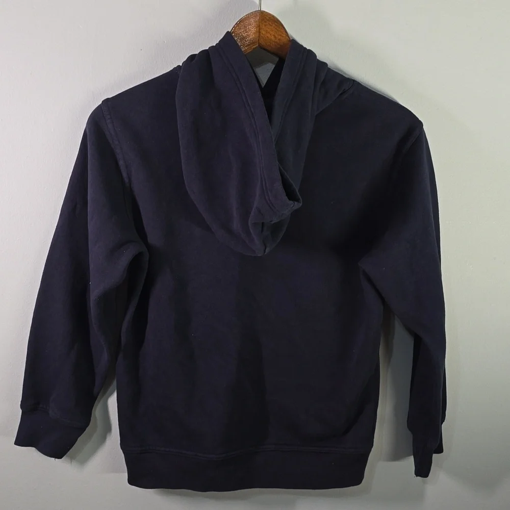 Gap hoodie blue yellow kids girls L 10-11 hoodie sweatshirt Gap large